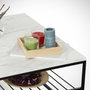 Hanah Home Etna - Marmo Blanco y Negro